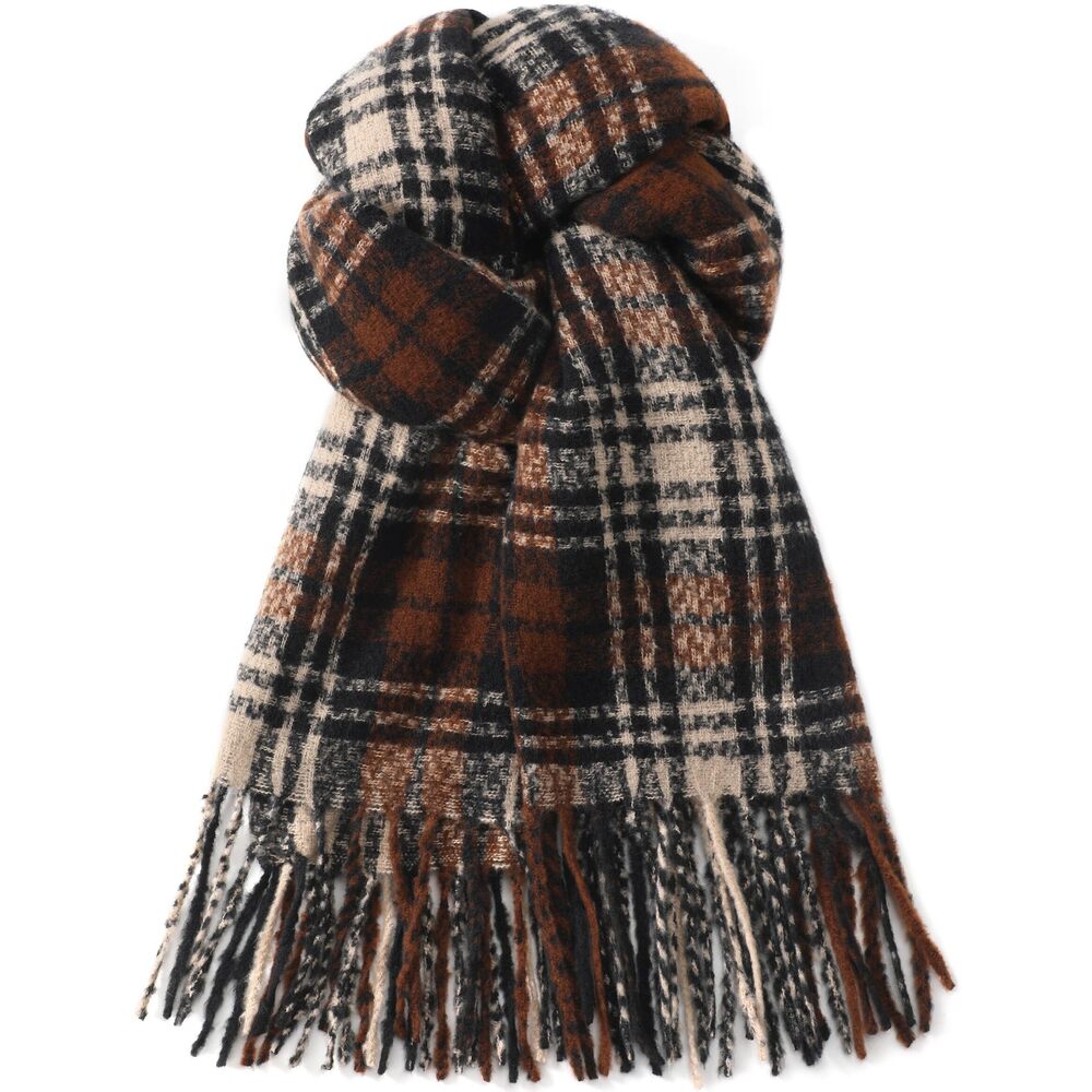 7628 Scarf For Women- Scarves Women Winter Warm, Plaid Long